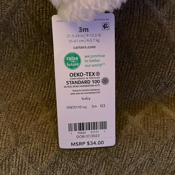 Carters Baby Jacket 3 Months - Picture 3 of 6